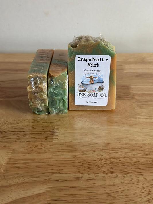 Grapefruit + Mint - Goat Milk Soap