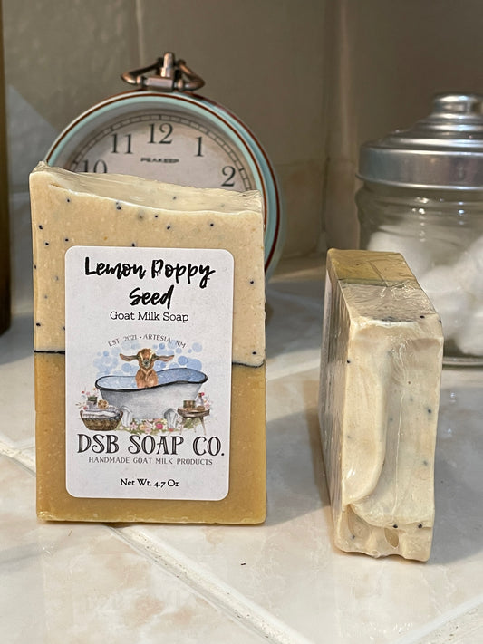 Lemon Poppy Seed - Goat Milk Soap