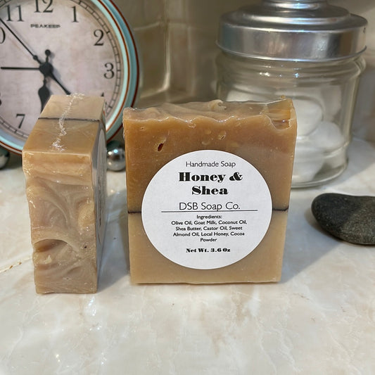 Honey & Shea Unscented Goat Milk Soap